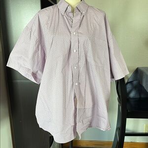 Men’s Panhandle Size XL Pink and Brown Button Down Shirt